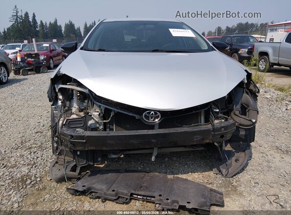 2T1BURHE5GC588740 2016 TOYOTA COROLLA Silver Դիմացի տեսք