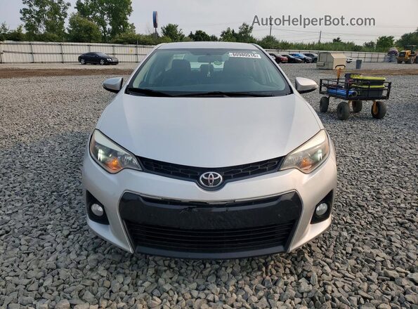 2T1BURHE5GC601342 2016 TOYOTA COROLLA Silver წინა ხედი