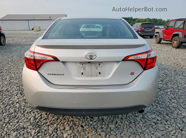 2T1BURHE5GC601342 2016 TOYOTA COROLLA Silver უკანა ხედი