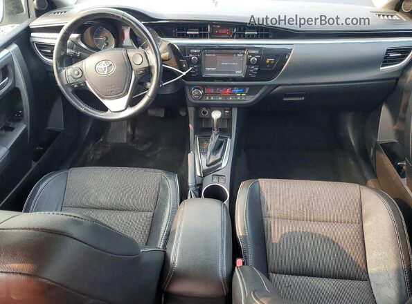 2T1BURHE5GC601342 2016 TOYOTA COROLLA Silver წინა პანელის ხედი