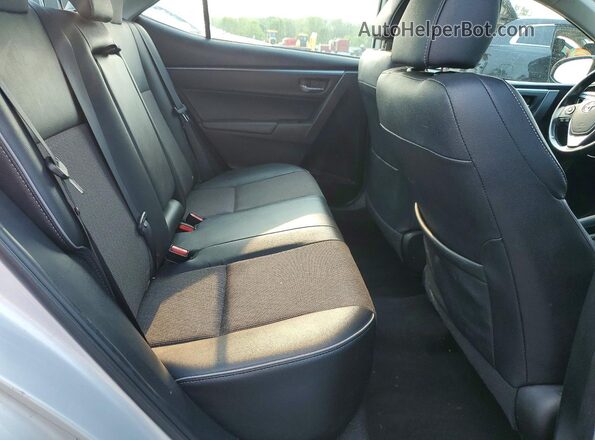 2T1BURHE5GC601342 2016 TOYOTA COROLLA Silver უკანა სავარძლების ხედი