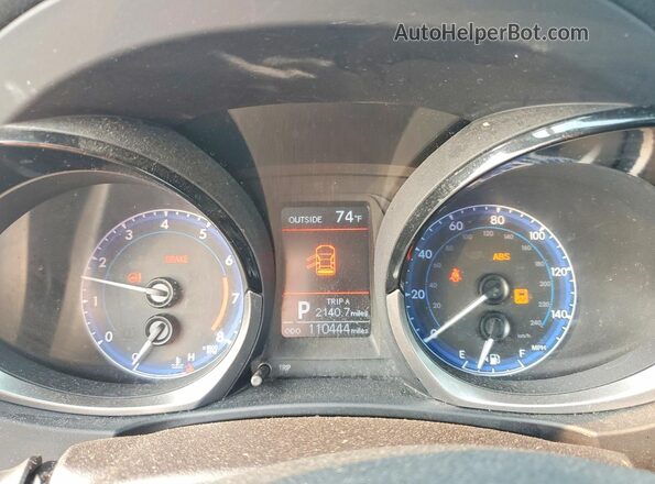 2T1BURHE5GC601342 2016 TOYOTA COROLLA Silver ხელსაწყოთა პანელის ხედი