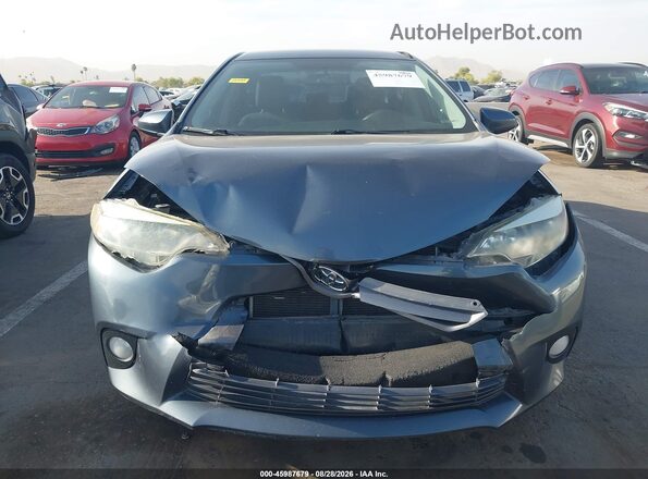 2T1BURHE5GC624278 2016 TOYOTA COROLLA Blue Widok z przodu