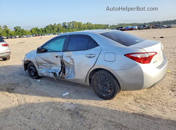 2T1BURHE5GC648676 2016 TOYOTA COROLLA Silver Rear left