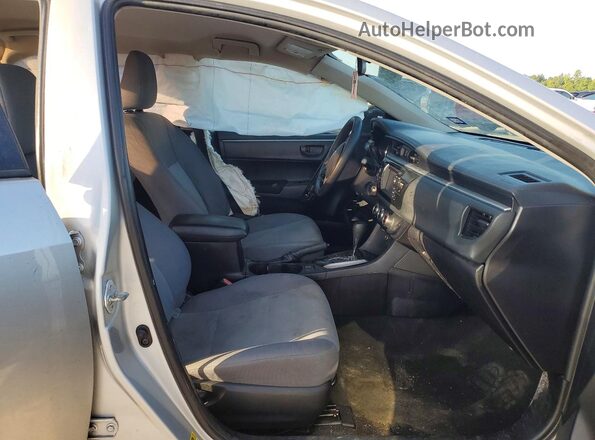 2T1BURHE5GC648676 2016 TOYOTA COROLLA Silver Front interior view