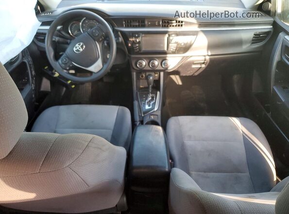 2T1BURHE5GC648676 2016 TOYOTA COROLLA Silver Dashboard view