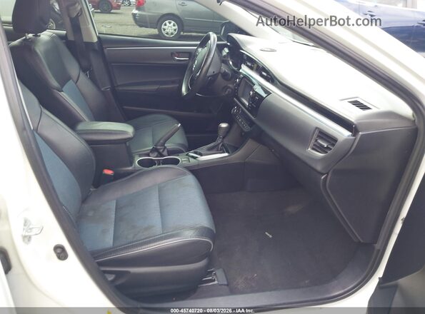 2T1BURHE5GC661752 2016 TOYOTA COROLLA White წინა სალონის ხედი