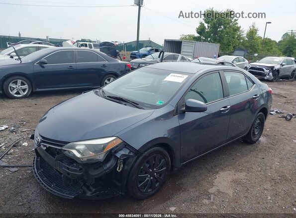 2T1BURHE5GC682813 2016 TOYOTA COROLLA Gray Vista tres cuartos delantera izquierda