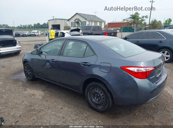 2T1BURHE5GC682813 2016 TOYOTA COROLLA Gray Trasero izquierdo