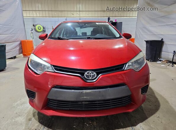 2T1BURHE5GC693021 2016 TOYOTA COROLLA Красный Вид спереди