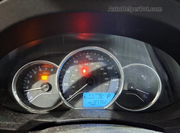 2T1BURHE5GC693021 2016 TOYOTA COROLLA Красный Вид щитка приборов