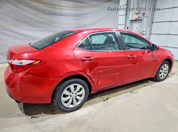 2T1BURHE5GC693021 2016 TOYOTA COROLLA Красный Задняя правая четверть