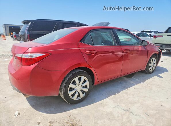 2T1BURHE5GC729855 2016 TOYOTA COROLLA Red უკანა მარჯვენა