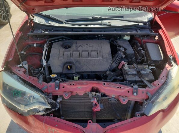 2T1BURHE5GC729855 2016 TOYOTA COROLLA Red უკანა სალონის ხედი