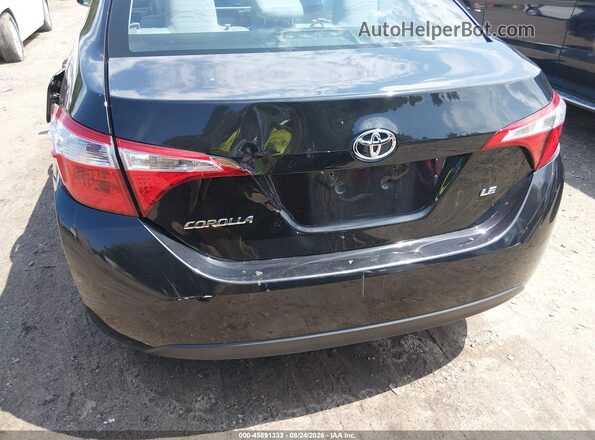 2T1BURHE5GC731122 2016 TOYOTA COROLLA Black Front view