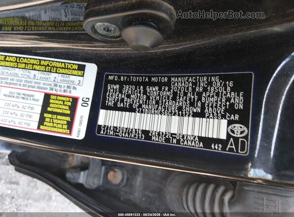 2T1BURHE5GC731122 2016 TOYOTA COROLLA Black Engine compartment view
