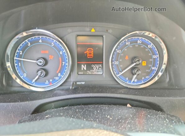 2T1BURHE5HC786543 2017 TOYOTA COROLLA White Vista del cuadro de instrumentos
