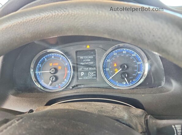 2T1BURHE5HC821940 2017 TOYOTA COROLLA Белый Вид щитка приборов