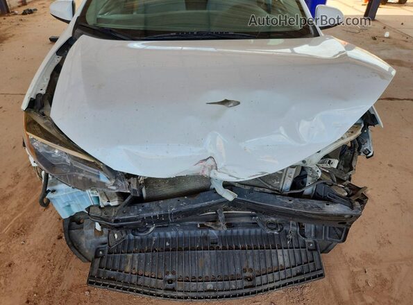 2T1BURHE5HC821940 2017 TOYOTA COROLLA Белый Вид задней части салона