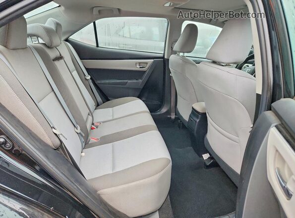 2T1BURHE5HC826359 2017 TOYOTA COROLLA Black Rear seats view