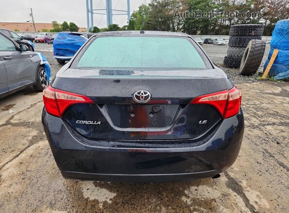 2T1BURHE5HC826359 2017 TOYOTA COROLLA Black Rear view