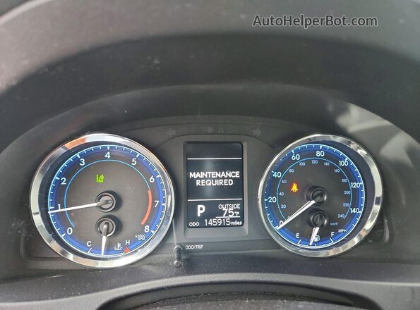 2T1BURHE5HC826359 2017 TOYOTA COROLLA Black Instrument cluster view