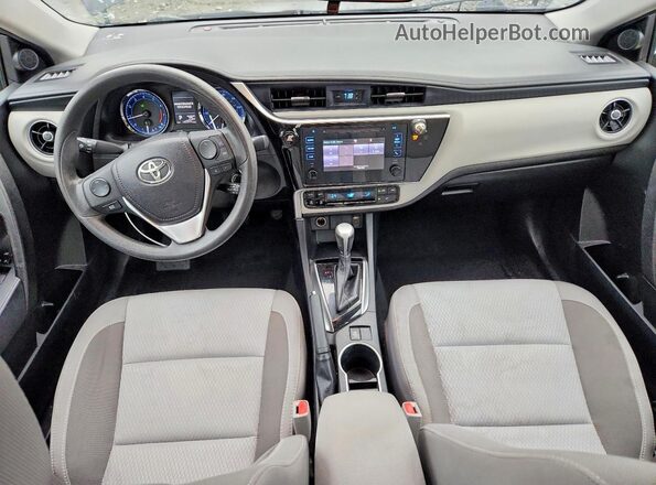 2T1BURHE5HC826359 2017 TOYOTA COROLLA Black Dashboard view