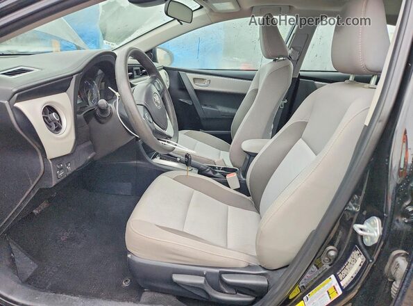 2T1BURHE5HC826359 2017 TOYOTA COROLLA Black Front interior view