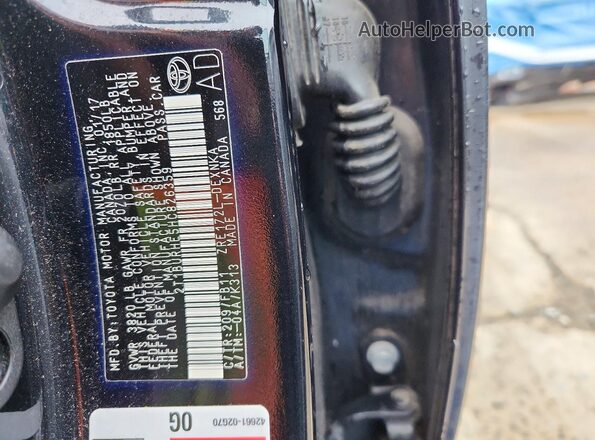 2T1BURHE5HC826359 2017 TOYOTA COROLLA Black VIN sticker view