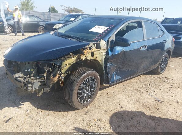 2T1BURHE5HC837149 2017 TOYOTA COROLLA Blue Առջևի ձախ երեք քառորդ տեսարան