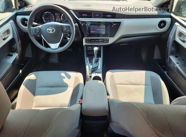 2T1BURHE5HC935176 2017 TOYOTA COROLLA Gray Dashboard view