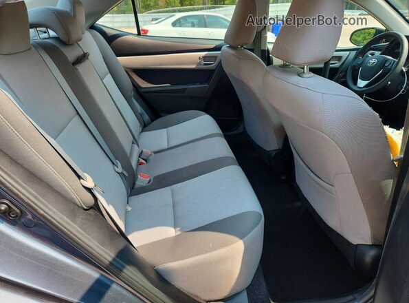 2T1BURHE5HC935176 2017 TOYOTA COROLLA Gray Rear seats view