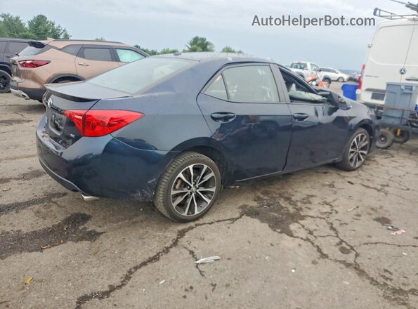 2T1BURHE5HC943794 2017 TOYOTA COROLLA Blue Trasero derecho