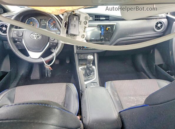 2T1BURHE5HC943794 2017 TOYOTA COROLLA Blue Vista del salpicadero
