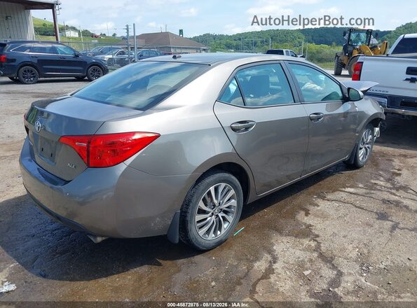 2T1BURHE5JC014808 2018 TOYOTA COROLLA Серый Задняя правая четверть