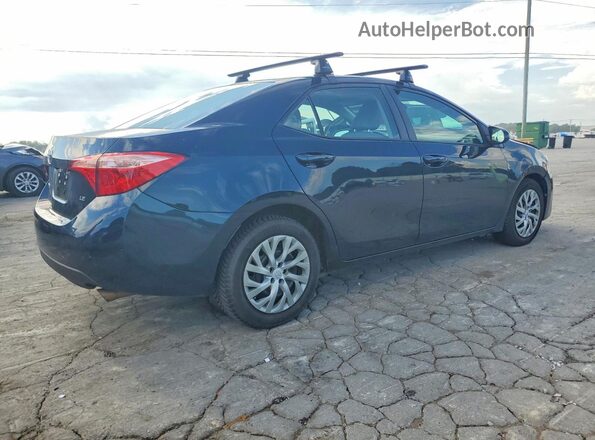 2T1BURHE5JC018390 2018 TOYOTA COROLLA Blue Հետևի աջ