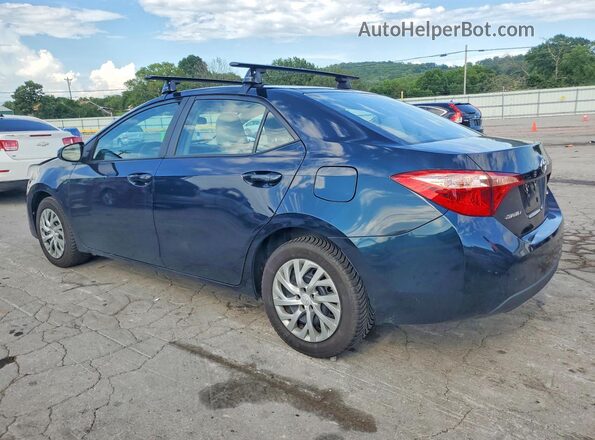 2T1BURHE5JC018390 2018 TOYOTA COROLLA Blue Հետևի ձախ