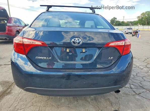 2T1BURHE5JC018390 2018 TOYOTA COROLLA Blue Հետևի տեսք