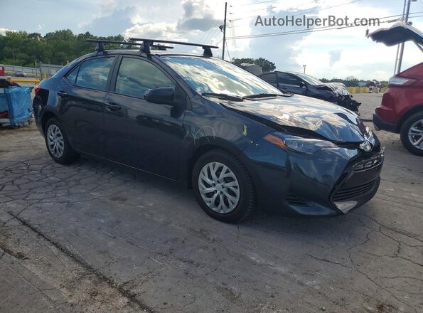 2T1BURHE5JC018390 2018 TOYOTA COROLLA Blue Առջևի աջ