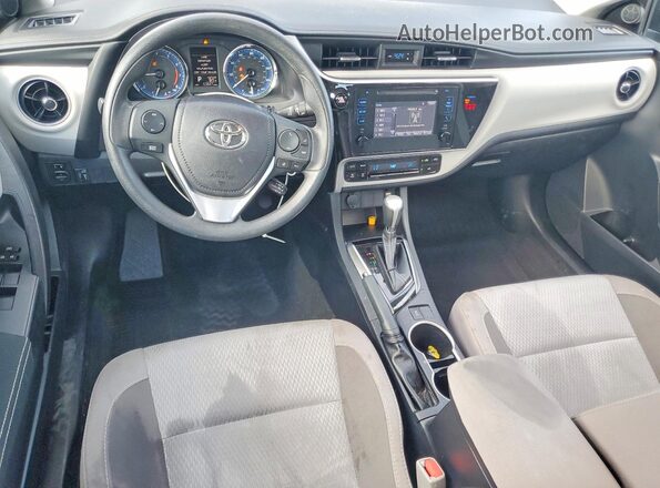 2T1BURHE5JC018390 2018 TOYOTA COROLLA Blue Առջևի վահանակի տեսք