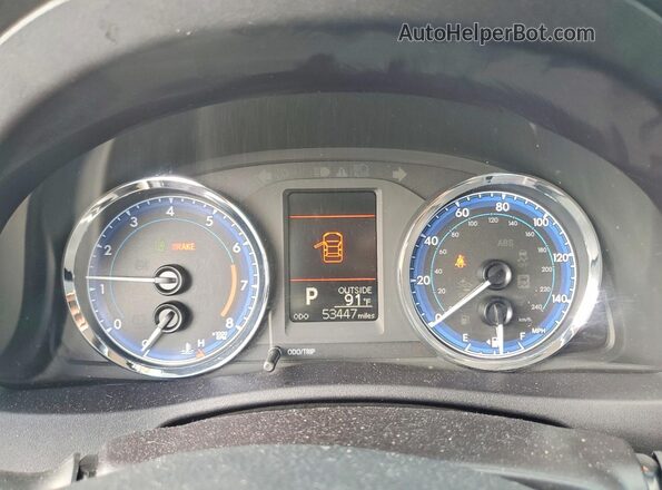 2T1BURHE5JC018390 2018 TOYOTA COROLLA Blue Սարքավորումների վահանակի տեսք