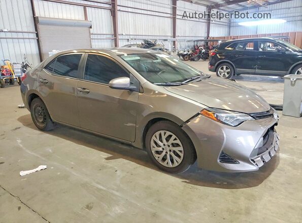 2T1BURHE5JC033892 2018 TOYOTA COROLLA Gray Przód prawy