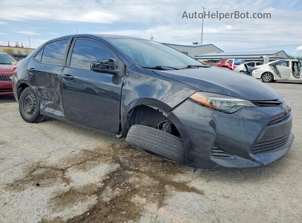 2T1BURHE5JC035254 2018 TOYOTA COROLLA Черный Передняя правая четверть