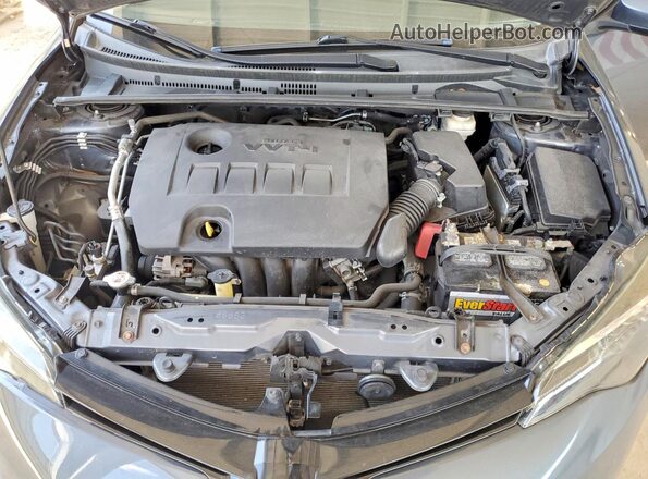 2T1BURHE5JC040499 2018 TOYOTA COROLLA Gray Widok wnętrza z tyłu