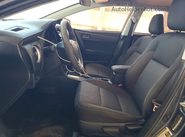 2T1BURHE5JC040499 2018 TOYOTA COROLLA Gray Widok wnętrza z przodu