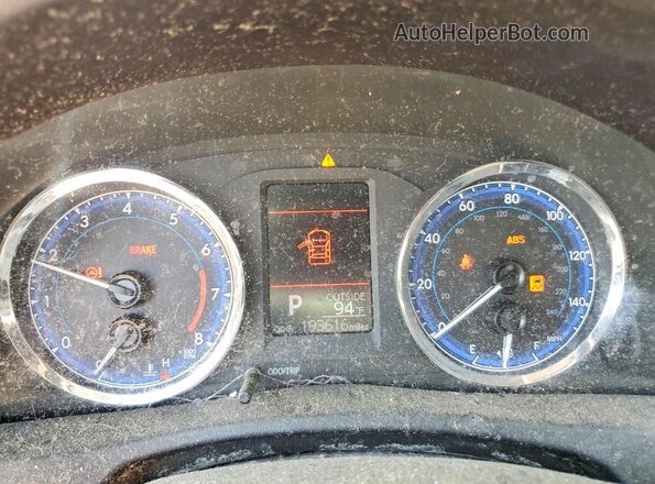 2T1BURHE5JC046738 2018 TOYOTA COROLLA Black Вид щитка приладів