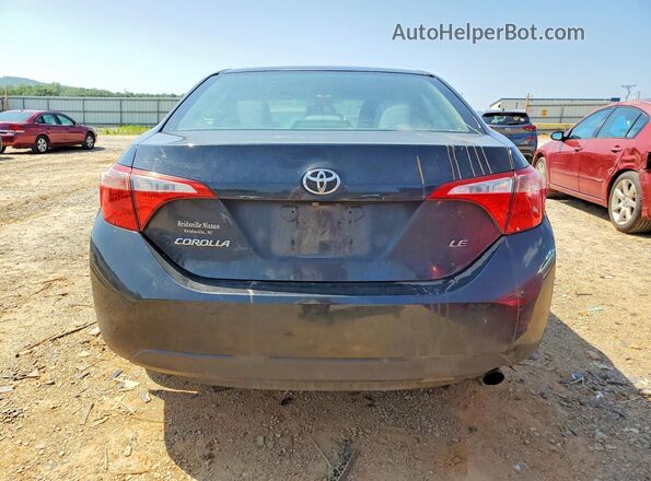 2T1BURHE5JC046738 2018 TOYOTA COROLLA Black Вид ззаду