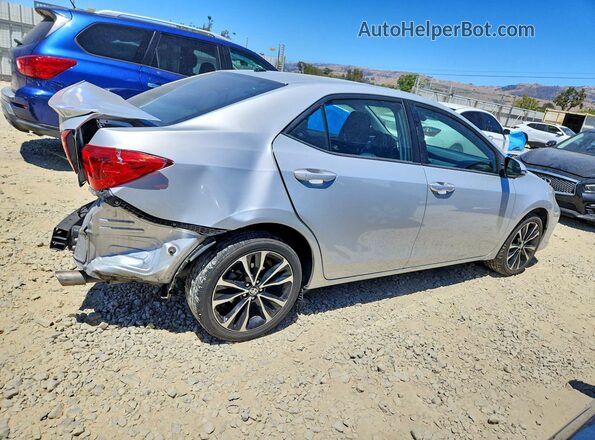 2T1BURHE5JC051776 2018 TOYOTA COROLLA Silver Հետևի աջ