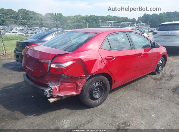 2T1BURHE5JC057111 2018 TOYOTA COROLLA Red Trasero derecho