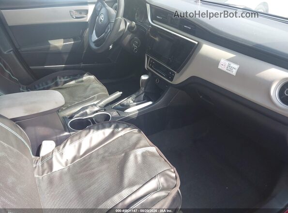 2T1BURHE5JC057111 2018 TOYOTA COROLLA Red Vista interior delantera